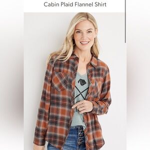 Maurices Plaid Button-Up Shirt